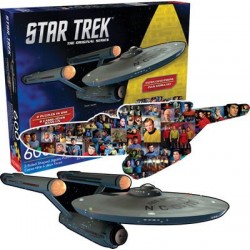 STAR TREK - ENTERPRISE SHAPED DOUBLE PUZZLE