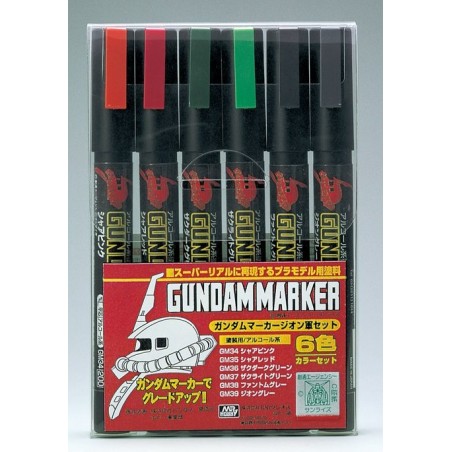 GUNDAM MARKER GMS108 ZEON SET GUNDAM MARKER GMS108 ZEON SET