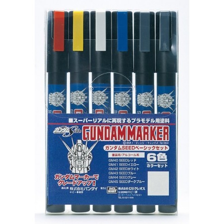 GUNDAM MARKER GMS109 GUNDAM SEED SET GUNDAM MARKER GMS109 GUNDAM SEED SET