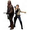 STAR WARS - HAN SOLO & CHEWBACCA ARTFX+ STATUE