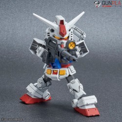 SD GUNDAM CROSS SILHOUETTE RX-78-2 GUNDAM AND MS-06S ZAKU II - Bandai