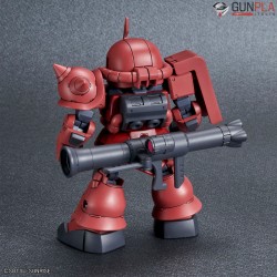 SD GUNDAM CROSS SILHOUETTE RX-78-2 GUNDAM AND MS-06S ZAKU II - Bandai