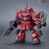 SD GUNDAM CROSS SILHOUETTE RX-78-2 GUNDAM AND MS-06S ZAKU II - Bandai