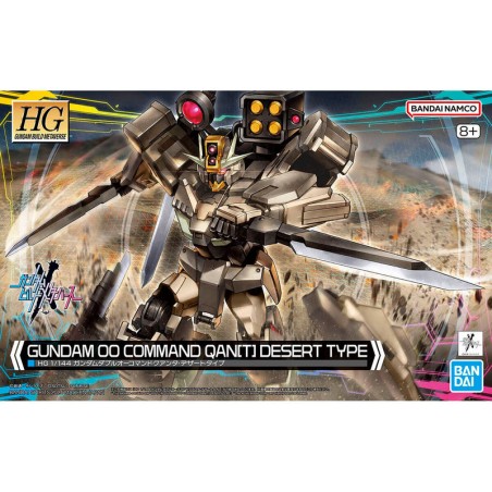 HG GUNDAM 00 COMMAND QAN[T] DESERT TYPE 1/144 - Bandai