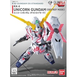 SD UNICORN GUNDAM [DESTROY MODE] (EX STANDARD) by Bandai