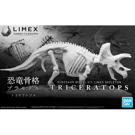 DINOSAUR LIMEX SKELETON TRICERATOPS - Bandai