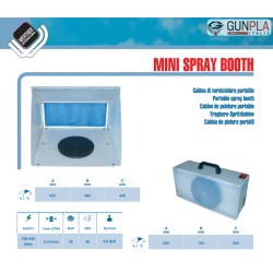 MINI SPRAY BOOTH - cabina di verniciatura portatile