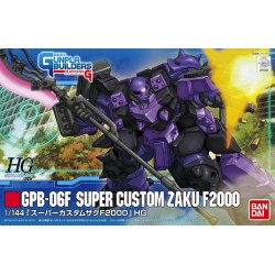 HG SUPER CUSTOM ZAKU F2000 1/144 - Bandai
