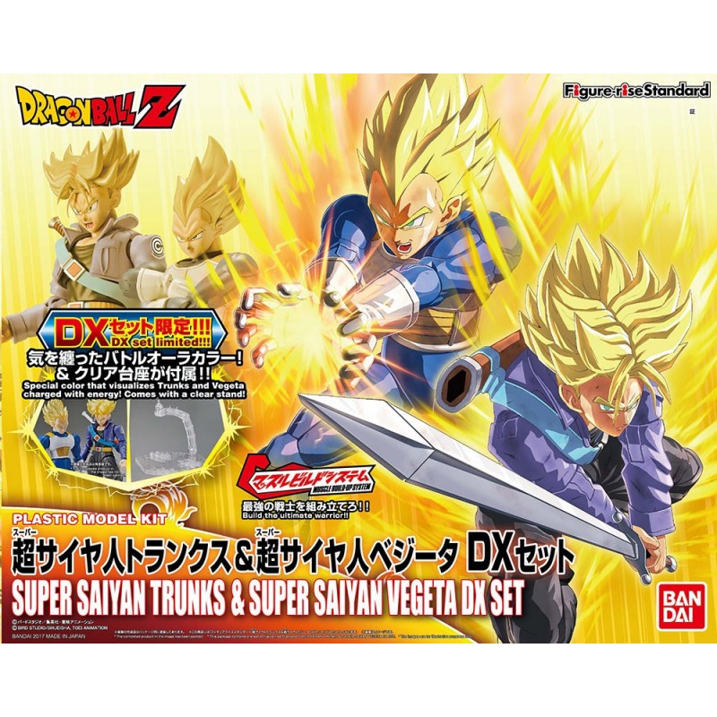 BANDAI FIGURE-RISE STANDARD SUPER SAIYAN TRUNKS & SUPER SAIYAN VEGETA DX SET da Dragon Ball Z