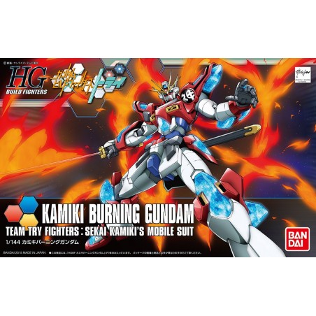 HGBF KAMIKI BURNING GUNDAM 1/144 - by Bandai