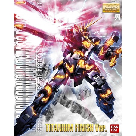 MG RX-0 UNICORN GUNDAM 02 BANSHEE (Titanium Finish Ver.) 1/100 - Bandai