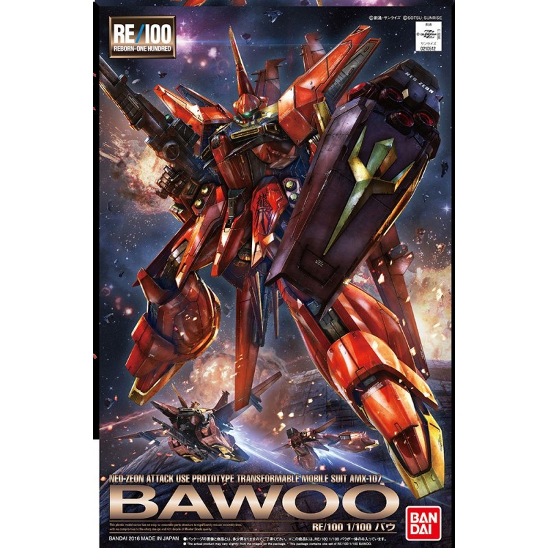 RE/100 AMX-107 BAWOO 1/100 - by Bandai