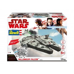 STAR WARS - MILLENNIUM FALCON 1/164 - Revell Build & Play 06765