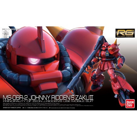 RG MS-06R-2 JOHNNY RIDDEN'S ZAKU II 1/144 - by Bandai RG MS-06R-2 JOHNNY RIDDEN'S ZAKU II 1/144 - by Bandai