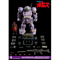 VOTOMS - SCOPEDOG MELQUIYA COLOR & PARACHUTE SACK 1/12 action figure by Threezero