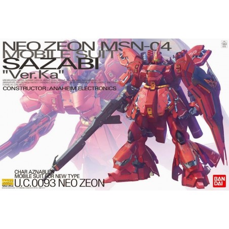 MG MSN-04 SAZABI Ver.Ka 1/100 - Bandai MG MSN-04 SAZABI Ver.Ka 1/100 - Bandai