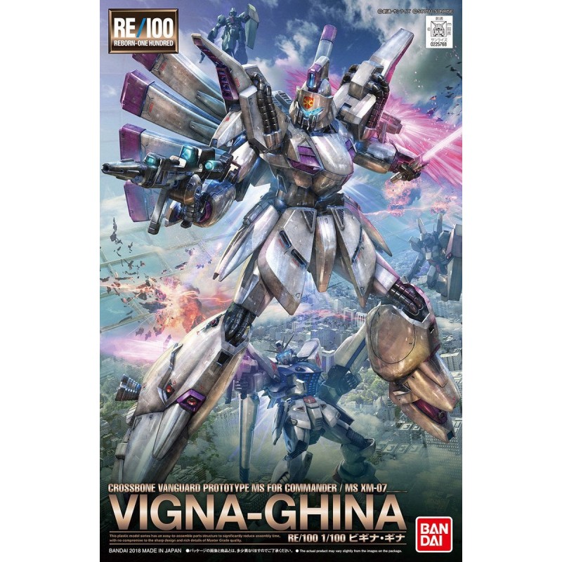 RE/100 XM-07 VIGNA-GHINA 1/100 - by Bandai