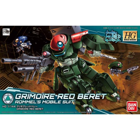 HGBD GRIMOIRE RED BERET 1/144 - by Bandai