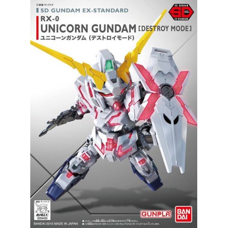 SD UNICORN GUNDAM [DESTROY MODE] (EX STANDARD) - Bandai