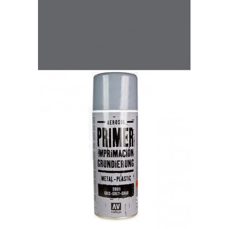 VALLEJO - AEROSOL SURFACE PRIMER (GREY) 28011