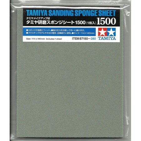 TAMIYA - SANDING SPONGE SHEET 1500 - item 87150