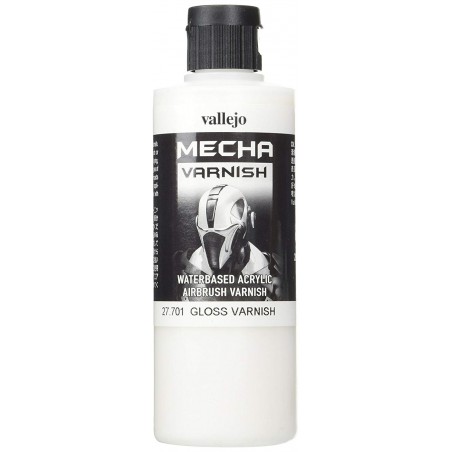 VALLEJO - MECHA COLOR VERNICE TRASPARENTE LUCIDA 27701 200 ml