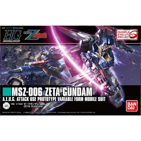 HGUC ZETA GUNDAM (Gunpla Evolution Project) 1/144 - by Bandai