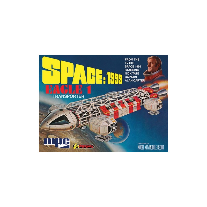 SPACE: 1999 - EAGLE 1 TRANSPORTER 1/72 MODEL KIT - by MPC