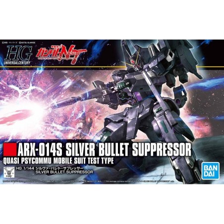 HG SILVER BULLET SUPPRESSOR 1/144 by Bandai HG SILVER BULLET SUPPRESSOR 1/144 by Bandai