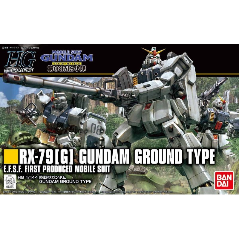 HG RX-79[G] GUNDAM GROUND TYPE 1/144 (2018 ver.) - Bandai