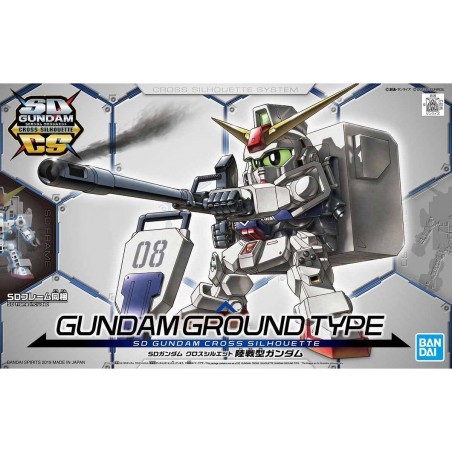 SD GUNDAM CROSS SILHOUETTE GUNDAM GROUND TYPE - Bandai SD GUNDAM CROSS SILHOUETTE GUNDAM GROUND TYPE - Bandai