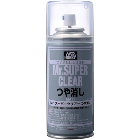 Mr.SUPER CLEAR FLAT - SPRAY TRASPARENTE OPACO B514 - GSI Creos