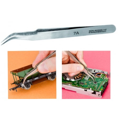 VALLEJO EXTRA FINE CURVED TWEEZERS T12004