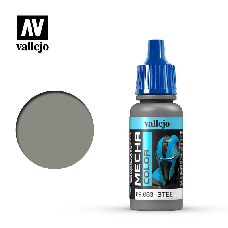 VALLEJO - MECHA COLOR STEEL (acciaio) 69063 17 ml