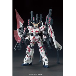 HGUC FULL ARMOR UNICORN GUNDAM (Destroy Mode/Red Color Ver.) 1/144 by Bandai