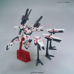 HGUC FULL ARMOR UNICORN GUNDAM (Destroy Mode/Red Color Ver.) 1/144 by Bandai