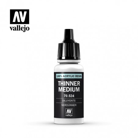 VALLEJO - THINNER MEDIUM 70524 17ml VALLEJO - THINNER MEDIUM 70524 17ml