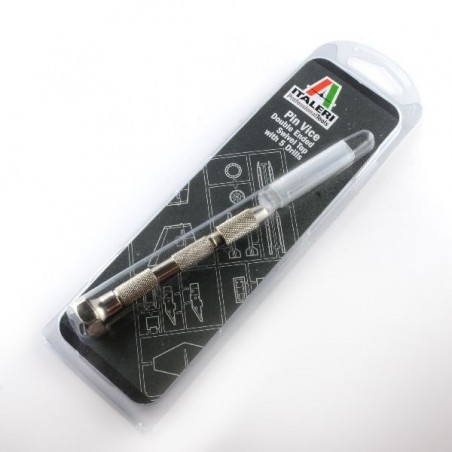 ITALERI PIN VICE DOUBLE ENDED WITH 5 DRILLS 50831