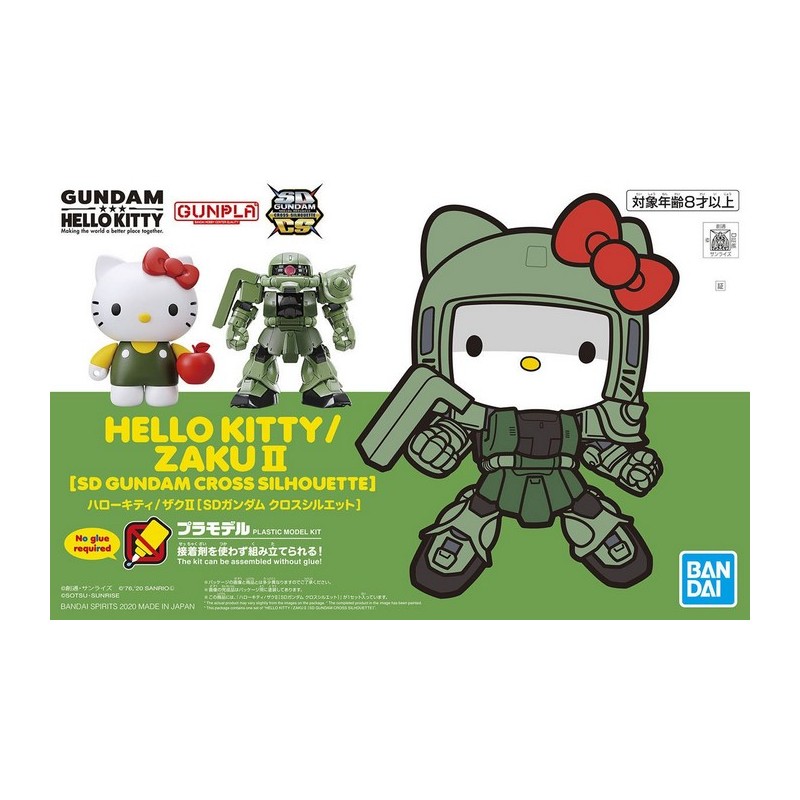HELLO KITTY / ZAKU II [SD GUNDAM CROSS SILHOUETTE] - Bandai