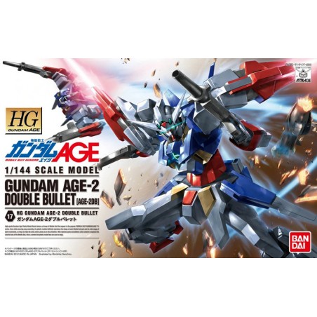 HG GUNDAM AGE-2 DOUBLE BULLET 1/144 - Bandai HG GUNDAM AGE-2 DOUBLE BULLET 1/144 - Bandai