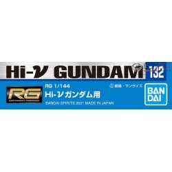 GUNDAM DECAL 132 RG HI-NU GUNDAM 1/144 - Bandai