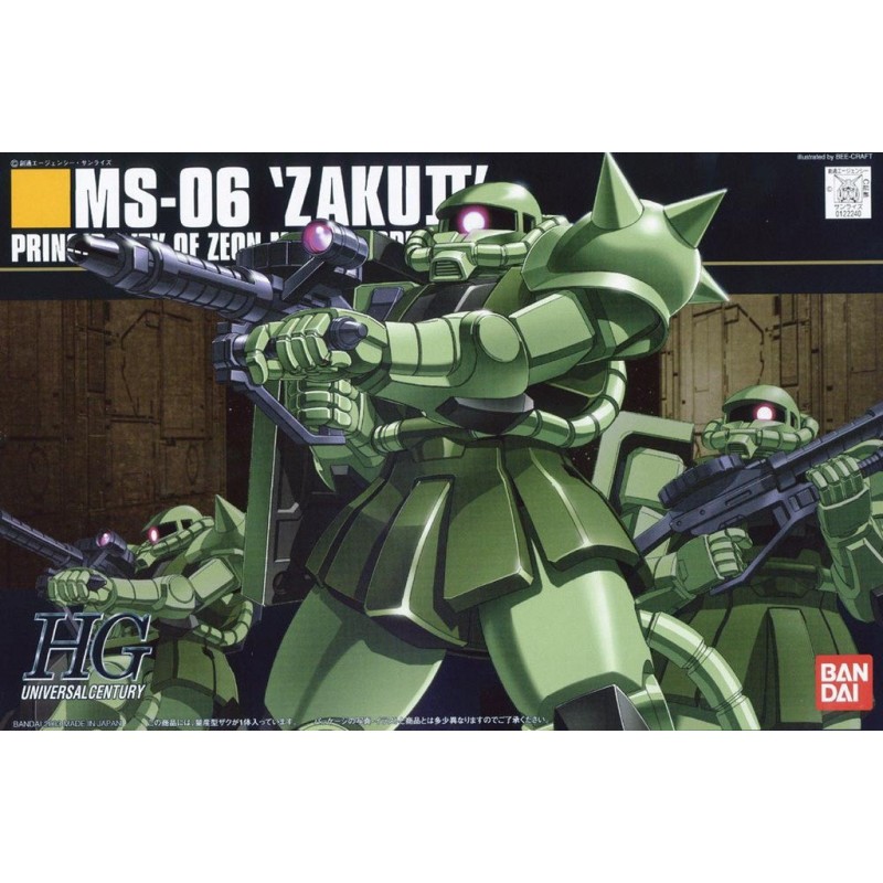 HGUC MS-06 ZAKU II MASS PRODUCTION TYPE